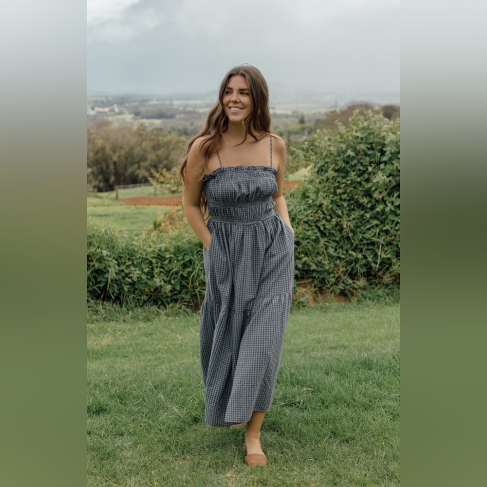 Neuflora Everly Dress | Blue Gingham